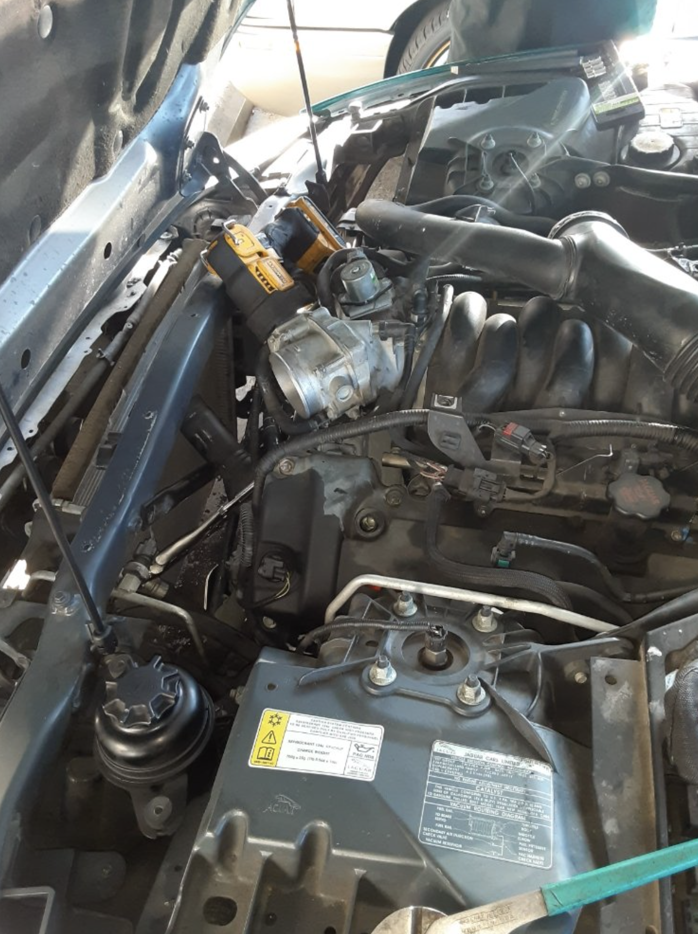 this image shows engine repair in Pittsburgh, PA